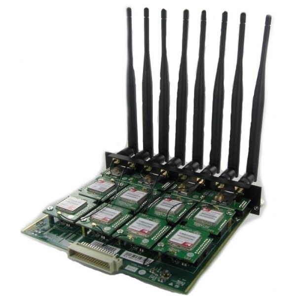 Модуль для подключения 8 дополнительных внешних GSM-каналов Yeastar GM8